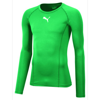 PUMA TEAMLIGA BASELAYER TEE LS VERT