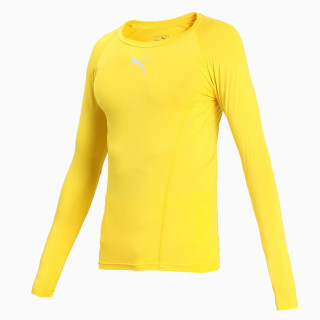 PUMA TEAMLIGA BASELAYER TEE LS JAUNE