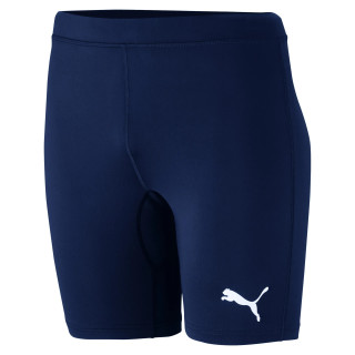 PUMA TEAMLIGA BASELAYER SHORT TIGHT BLEU MARINE