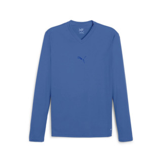 PUMA TEAMGOAL BASELAYER TEE LS BLEU