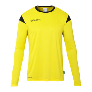 MAILLOT UHLSPORT SQUAD 27 ML JAUNE CITRON/NOIR