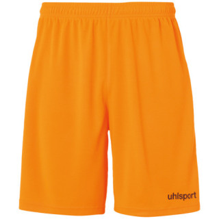 UHLSPORT CENTER BASIC SHORT WITHOUT SLIP ORANGE FLUO