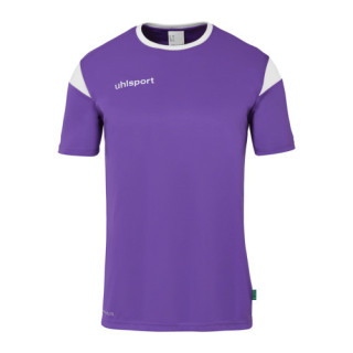 MAILLOT UHLSPORT SQUAD 27 MC MAUVE/BLANC